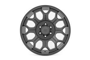 Wheel - Rough Country - Rough Country 77 Series, One-Piece, 20x9, 6x135, +18mm - Gunmetal Gray